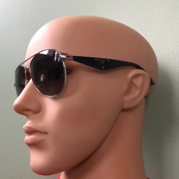 Prada Blue Aviator Sunglasses - Picture 1 of 11